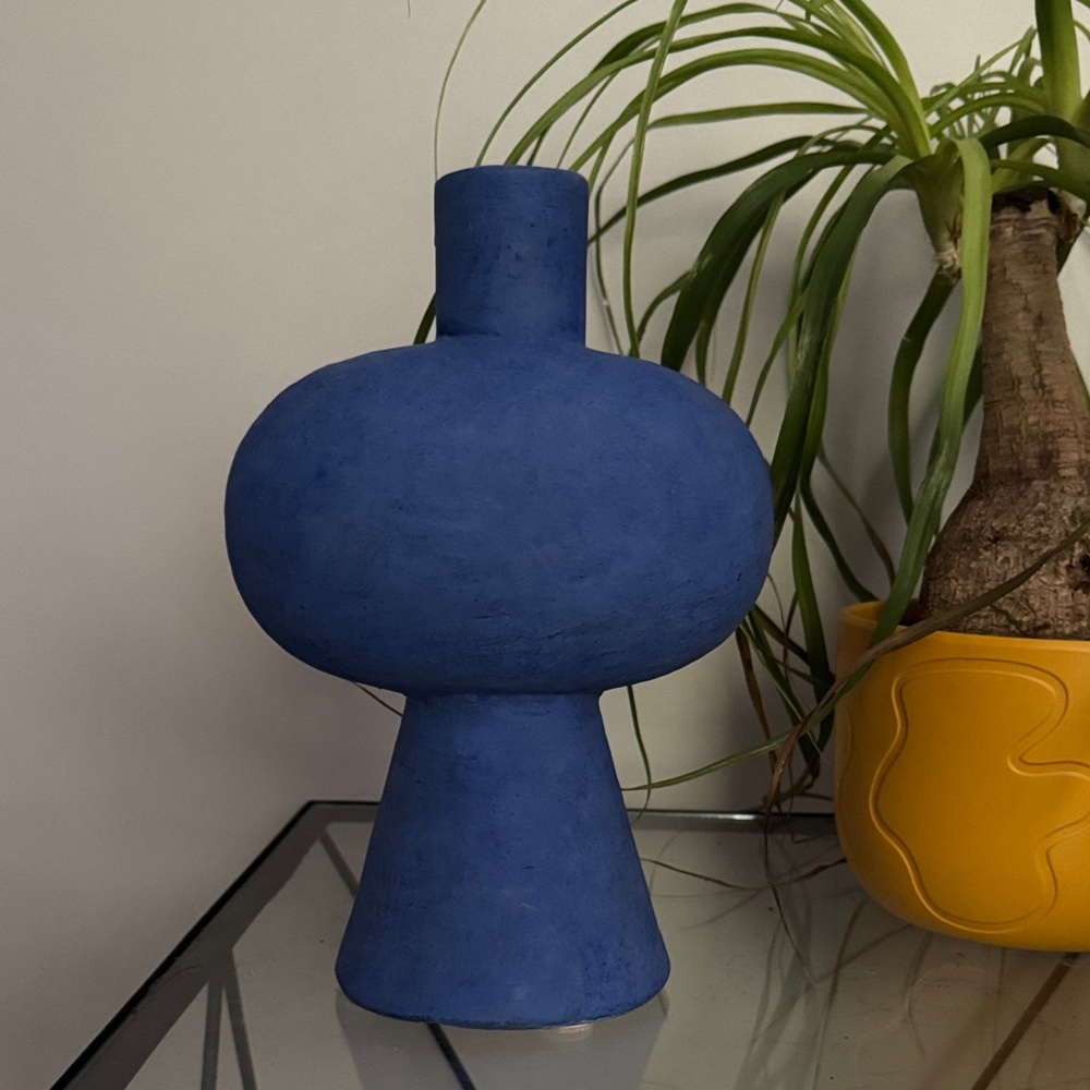 Opalhouse Deep Blue Ceramic Vase